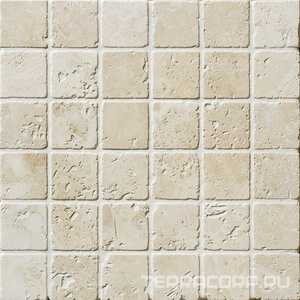 Мозаика Tureks Ivory Mosaic  tumbled 5x5 30.5x30.5 Бежевый 