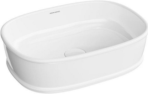 Раковина  50cм, накладная БЕЗ отверстия под смеситель, цв.белый Kerama Marazzi CIRCO CI.wb.50