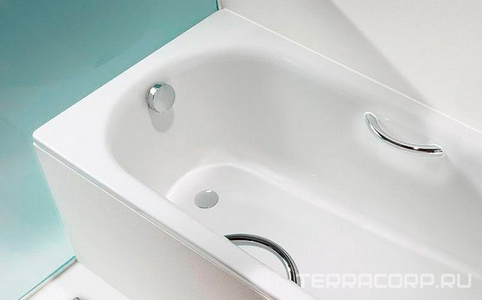 Ванна стальная "SANIFORM PLUS" 160х75 мод.333, цвет белый, С ОТВЕРСТИЯМИ под ручки, (без комплекта ножек арт.581470000000) ZZ Kaldewei Saniform Plus 133300010001