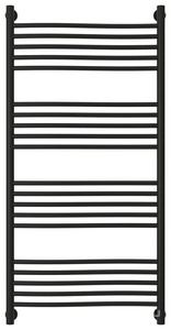 Полотенцесушитель водяной Сунержа + 31-0222-1260 1200x600, черный матовый ZZ Сунержа Флюид 31-0222-1260