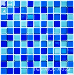 Blue wave-2   (25x25x4) ZZ 30x30
