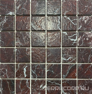 Мозаика Спектр-М Натуральный камень Мозаика из камня на сетке М20-462-W 30.5x30.5 Комбинированный 