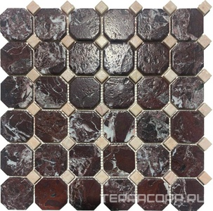 Мозаика Спектр-М Натуральный камень Мозаика из камня на сетке М20-469-W 30.5x30.5 Комбинированный 