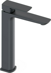 Смеситель для раковины, Высокий, без д/к, (цв.оружейный металл), D-LINE ZZ