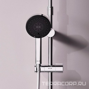 Лейка для душа, 3 режима, цв.хром/черный AMPM Above F029X000