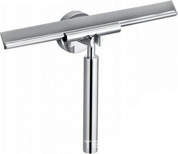 Скребок 265мм, для чиски стекла душевых кабин, держатель в компл., (цв.хром),  ZZ Bemeta Omega 104237012