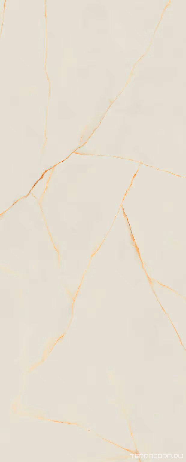 Керамогранит Laminam Daimond Cristallo Gold Lucidato Starlit 5,6 мм 120x300 Бежевый, фото 3