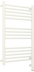 Полотенцесушитель 800x500 мм, прямая перекладина, электрический, пульт справа. цвет матовый белый ZZ
