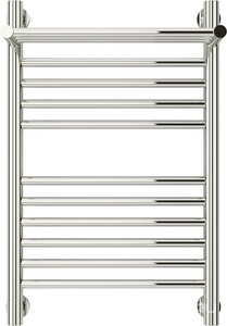 Полотенцесушитель "+" 600*400 мм + 1 прямая полка,  подключ. 3/4, комплектующие в комплекте, цв. хром ZZ Сунержа Богема 00-0223-6040