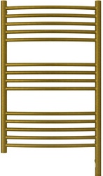 Полотенцесушитель "Богема 3.0" 800x500 мм, форма выгнутая, электрический, пульт справа, в компл. 4 телескоп.кроншт. цвет Состаренная бронза ZZ