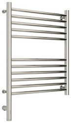 Полотенцесушитель электрический "Богема 3.0"  прямая 600х500 / блок управл. слева, скрытое подключение в компл., МЭМ, цв. хром, ZZ