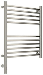 Полотенцесушитель электрический " 3.0"  прямая 600х500 / блок управл. слева, скрытое подключение в компл., МЭМ, цв. хром, ZZ Сунержа Богема 00-5804-6050