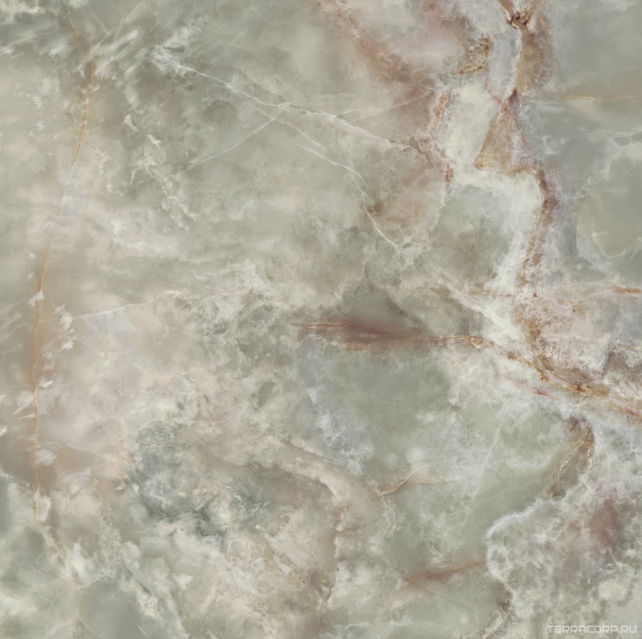 Керамогранит Kerama Marazzi Сен-Тропе зелёный светлый лаппатированный обрезной 60x60x0,9 Зеленый, фото 7