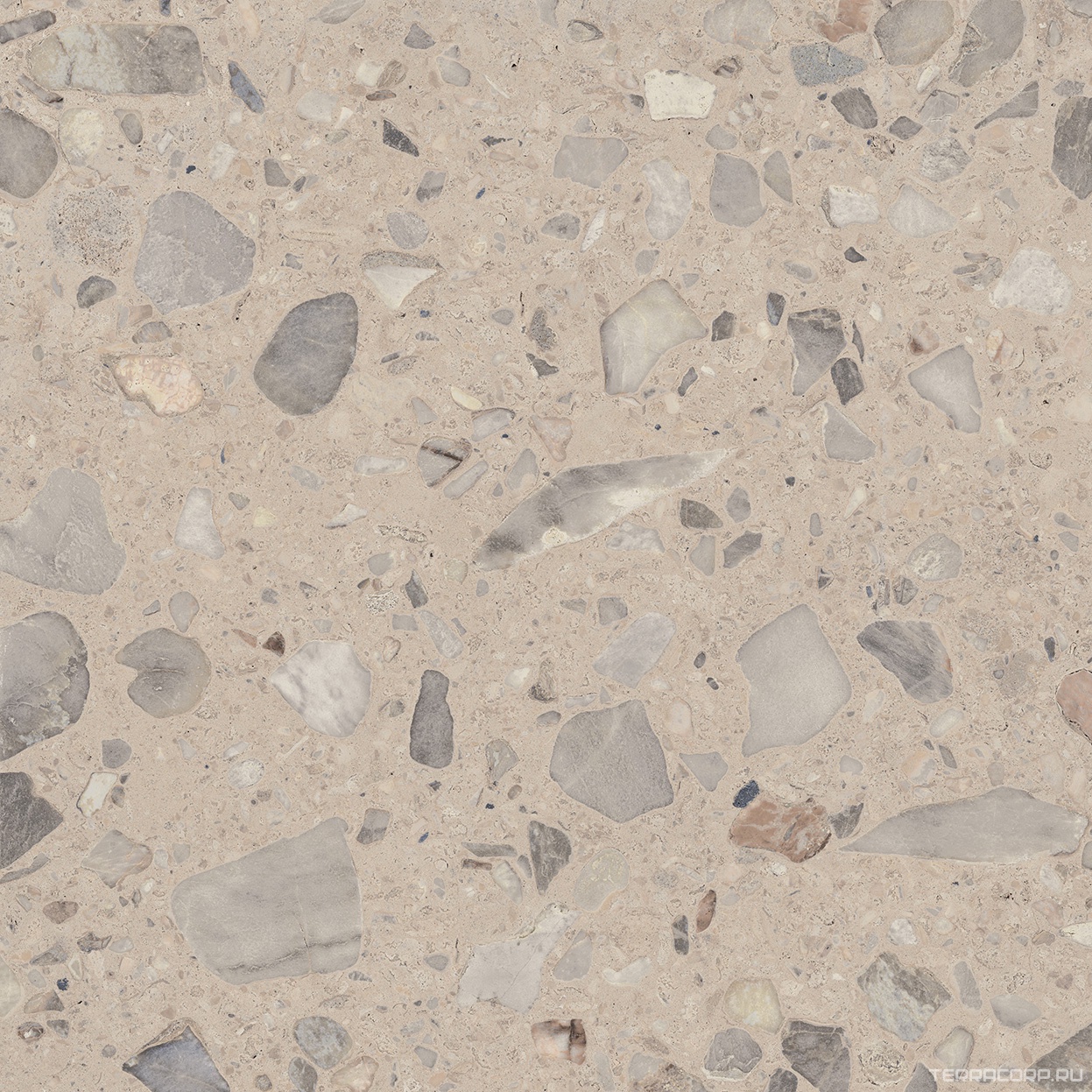 Керамогранит Kerama Marazzi Тараскон Стоун бежевый светлый матовый обрезной 60x60x0,9 Бежевый, фото 7