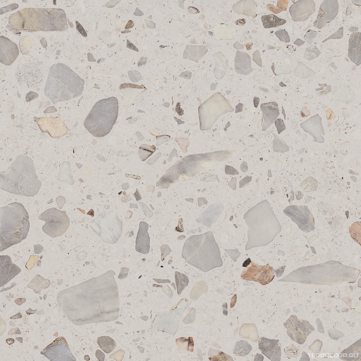Керамогранит Kerama Marazzi Тараскон Стоун серый светлый матовый обрезной 60x60x0,9 Серый, фото 7