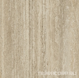 Керамогранит Kerama Marazzi  Про Травертин бежевый матовый обрезной 60x60x2 Бежевый 