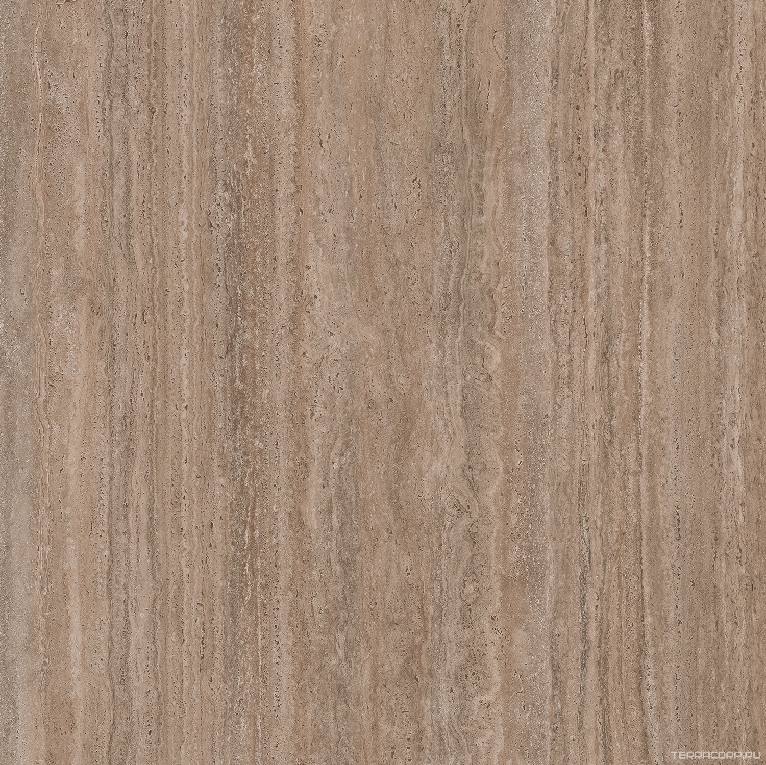 Керамогранит Kerama Marazzi Про Травертин коричневый светлый матовый обрезной 119,5x119,5x0,9 Коричневый, фото 7