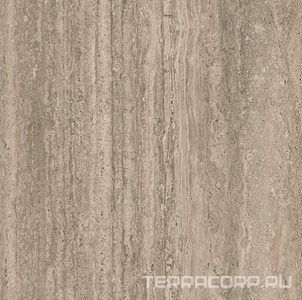 Керамогранит Kerama Marazzi  Про Травертин бежевый тёмный матовый обрезной 60x60x2 Бежевый 