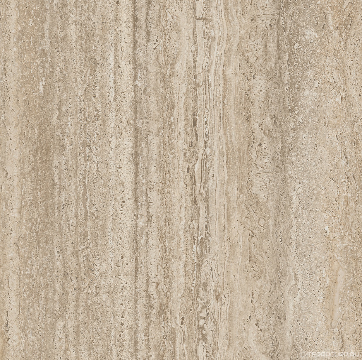 Керамогранит Kerama Marazzi Про Травертин бежевый матовый обрезной 60x60x0,9 Бежевый, фото 7