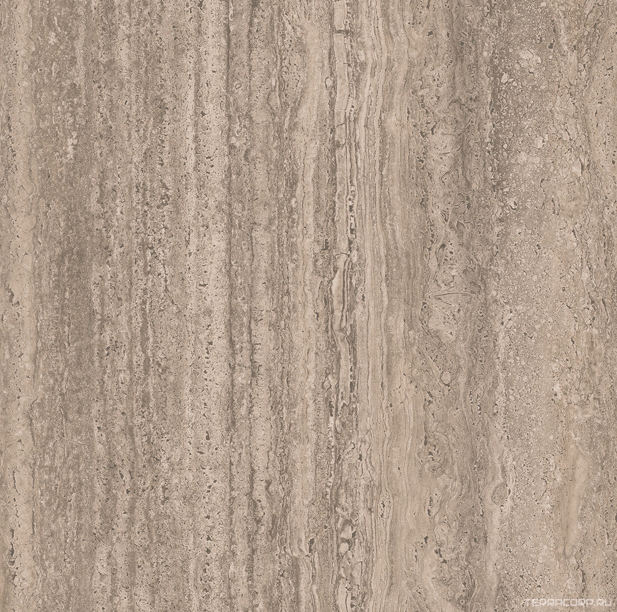 Керамогранит Kerama Marazzi Про Травертин бежевый тёмный матовый обрезной 60x60x0,9 Бежевый, фото 7