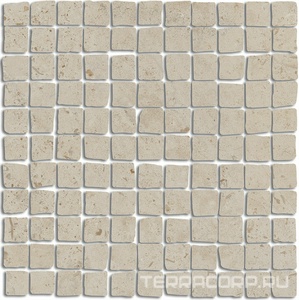Декор Kerama Marazzi Про Лаймстоун Спакко мозаичный бежевый матовый 20x20 Бежевый 