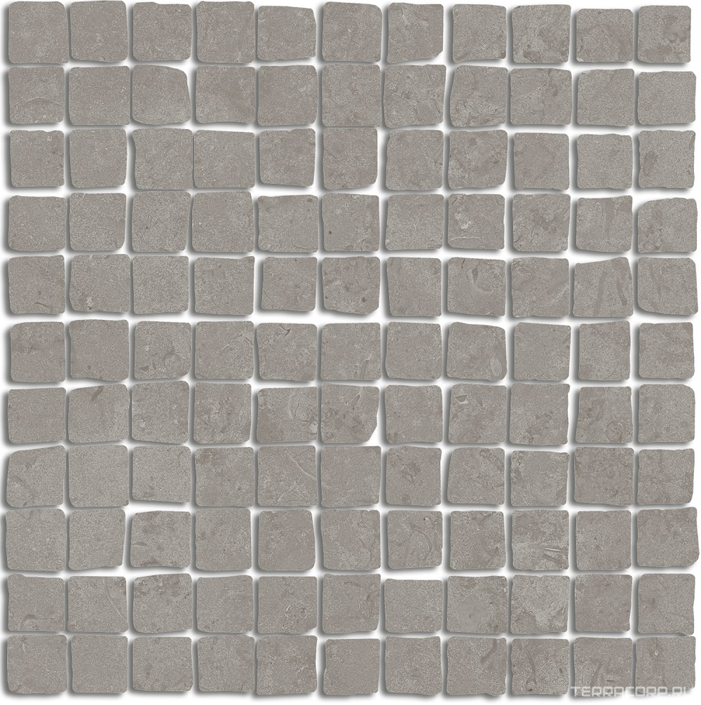 Декор Kerama Marazzi Про Лаймстоун Спакко мозаичный серый матовый 20x20 Серый, фото 7