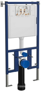 Инсталляция для подвесного унитаза, рама 51 см,, БЕЗ кнопки, ZZ Loranto Loranto 4501