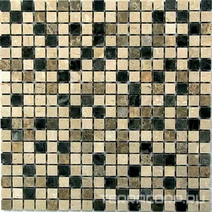 Мозаика Bonaparte Мозаика из натурального камня Turin 15 (15x15x7) 30,5x30,5 Комбинированный 