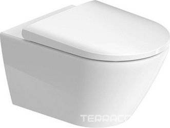 Унитаз подвесной 360x540мм, безободковый, без сиденья, крепеж в компл., (цв.белый глянец), D-Neo ZZ