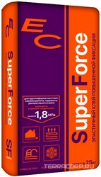 Клей д/плитки форматом до 100 х100 см ЕС SUPER FORCE, 25кг (50) ZZ