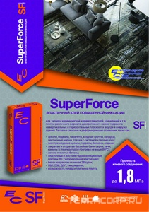  д/плитки форматом до 100 х100 см ЕС SUPER FORCE, 25кг (50) ZZ Екатеринодарские смеси Клей ЕСSUPER