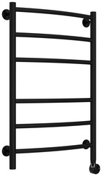 Полотенцесушитель электрический Стилье Формат 12 800х500 правый , БЕЗ скрытого подключения, цв. черный матовый ZZ