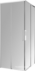 Душевой уголок 1000х1000хh2000мм, квадрат, (стекло прозрачное 8мм Easy Clean, фурн.цв.хром),  ZZ Vincea Ultima VSS-7UL1010CL