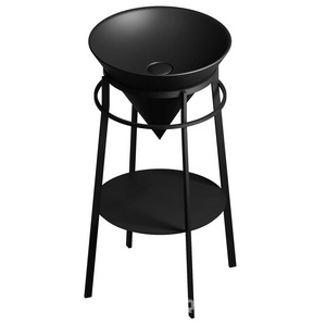 Метал.подставка для раковины CONO 44 чёрная матовая Kerama Marazzi Cono CO.44\BLK.M