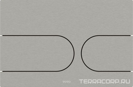 TOTO Клавиша смыва 243?12?159 мм для модуля WH182EAT, цвет сталь шлифованная нержавеющая (со склад продаем с вошлетами TCF802/TCF804 ) ZZ Toto Washlet MB175M#SS