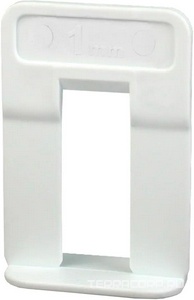 Укладка плитки СВП Зажим Ворота 1,0 мм (100 шт) д/толст.керамогр. 14-21 мм Decor PROFI 