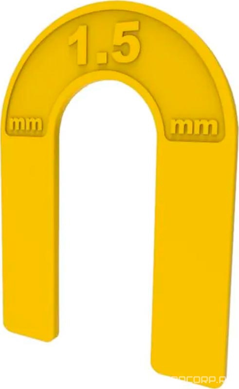 Укладка плитки СВП Подкова многораз.1,5 мм (50 ш) Decor PROFI, фото 3