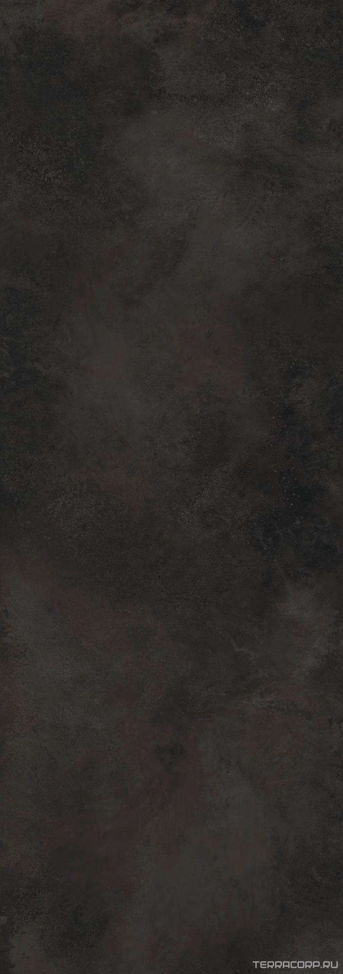 Керамогранит Laminam Rus Ossido Nero 5,6 mm (на сетке) 100x300 Черный, фото 6