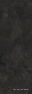 Керамогранит Laminam Rus Ossido  Nero 5,6 mm (на сетке) 100x300 Черный 