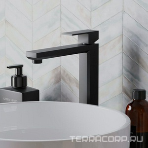 Смеситель для раковины, высота излива 220 мм, без д/к, цвет черный,  ZZ Paini Grazia 21PZ205LL