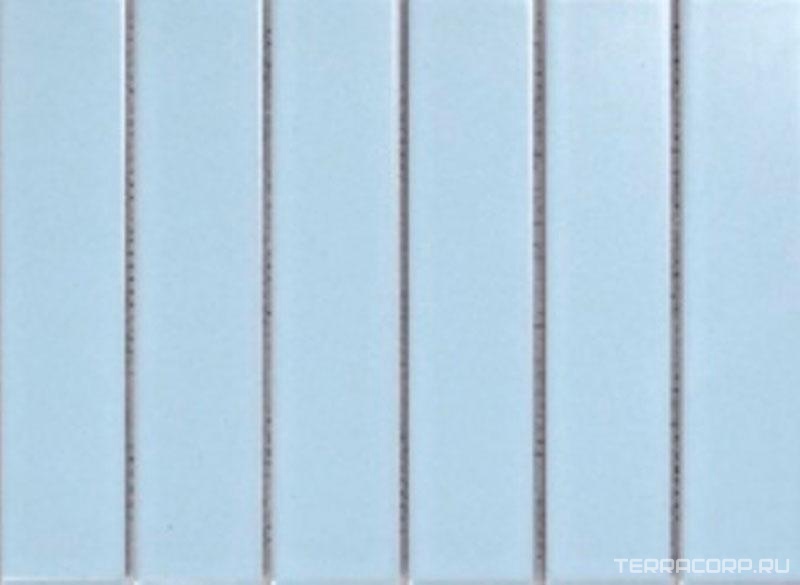 Мозаика Porcelain Mosaic Strip 4.5x19.5 Mosaic 4.5x19.5 Y45P803 Голубая матовая 28.8x19.5 Голубой, фото 3
