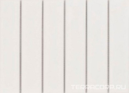 Мозаика Porcelain Mosaic Strip 4.5x19.5 Mosaic 4.5x19.5 Y45P801 Белая матовая  28.8x19.5 Белый 