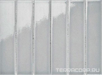 Мозаика Porcelain Mosaic Strip 4.5x19.5 Mosaic 4.5x19.5 Y45P321 Серая глянцевая 28.8x19.5 Серый 