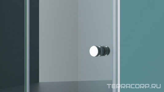 Дверь в нишу 600хh1950мм, 2-х секционная, складная вовнутрь, правая/левая, (стекло прозрачное 6мм, фурн.цв.хром),  ZZ BelBagno Albano ALBANO-BS-12-60-C-Cr