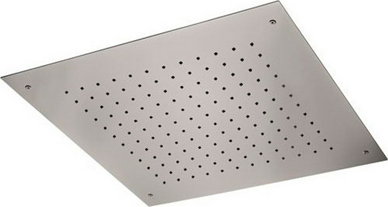 Душ верхний, стационарный, встраиваемый в потолок, квадрат 500х500мм, (цв.хром),  ZZ Remer Soffioni 357SFS50