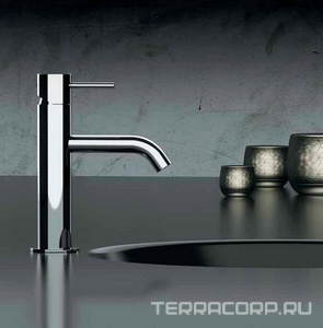 Смеситель для раковины, без д/к, (цв.хром),  ZZ Remer X STYLE X12CR