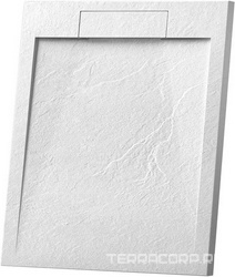 Поддон для душа 900х900хh25мм, квадратный, без сифона арт. VSPH-D611,  (искуствен.камень. цв.белый матовый), Vincea ZZ Vincea Универсал VST-4SRL9090W