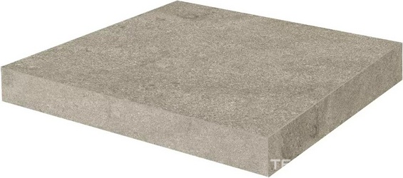 Ступень угловая клееная Портленд бежевый матовый обрезной 33x33x0,9