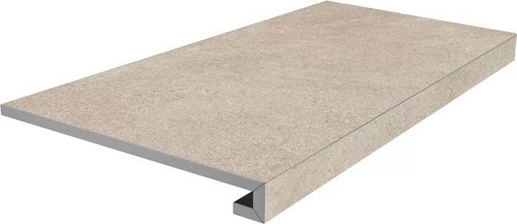 Ступень фронтальная клееная Портленд бежевый светлый матовый обрезной 33x80x0,9