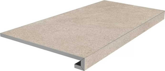 Ступени Kerama Marazzi Портленд Ступень фронтальная клееная  бежевый светлый матовый обрезной 33x80x0,9 Бежевый 